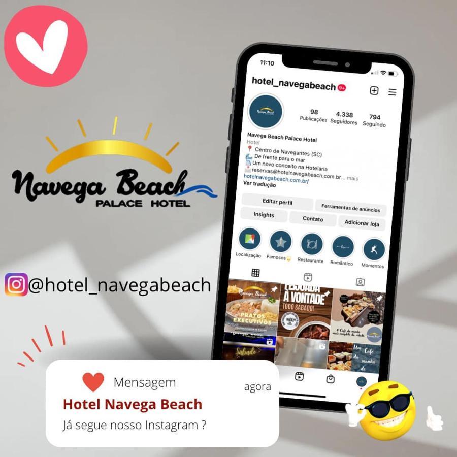 Navega Beach Palace Hotel Navegantes Exterior photo